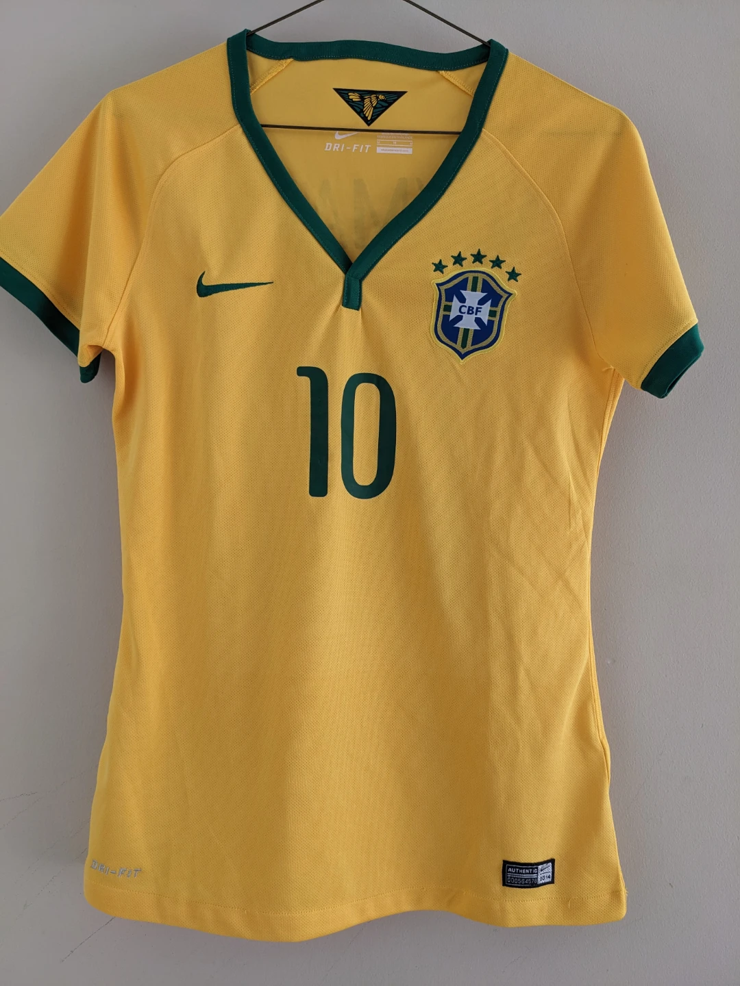 Nike Neymar Jr Brazil Women's Home Jersey