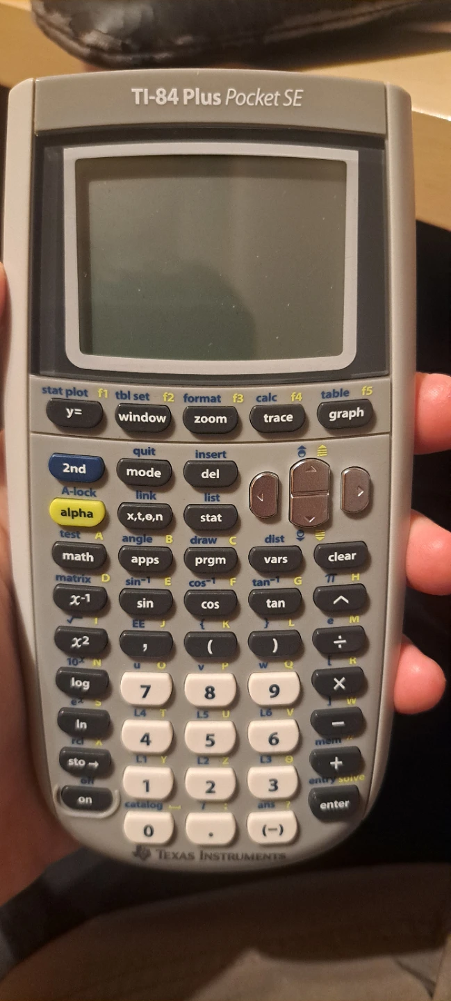 Texas Instruments TI-84 Plus Pocket SE Graphing Calculator