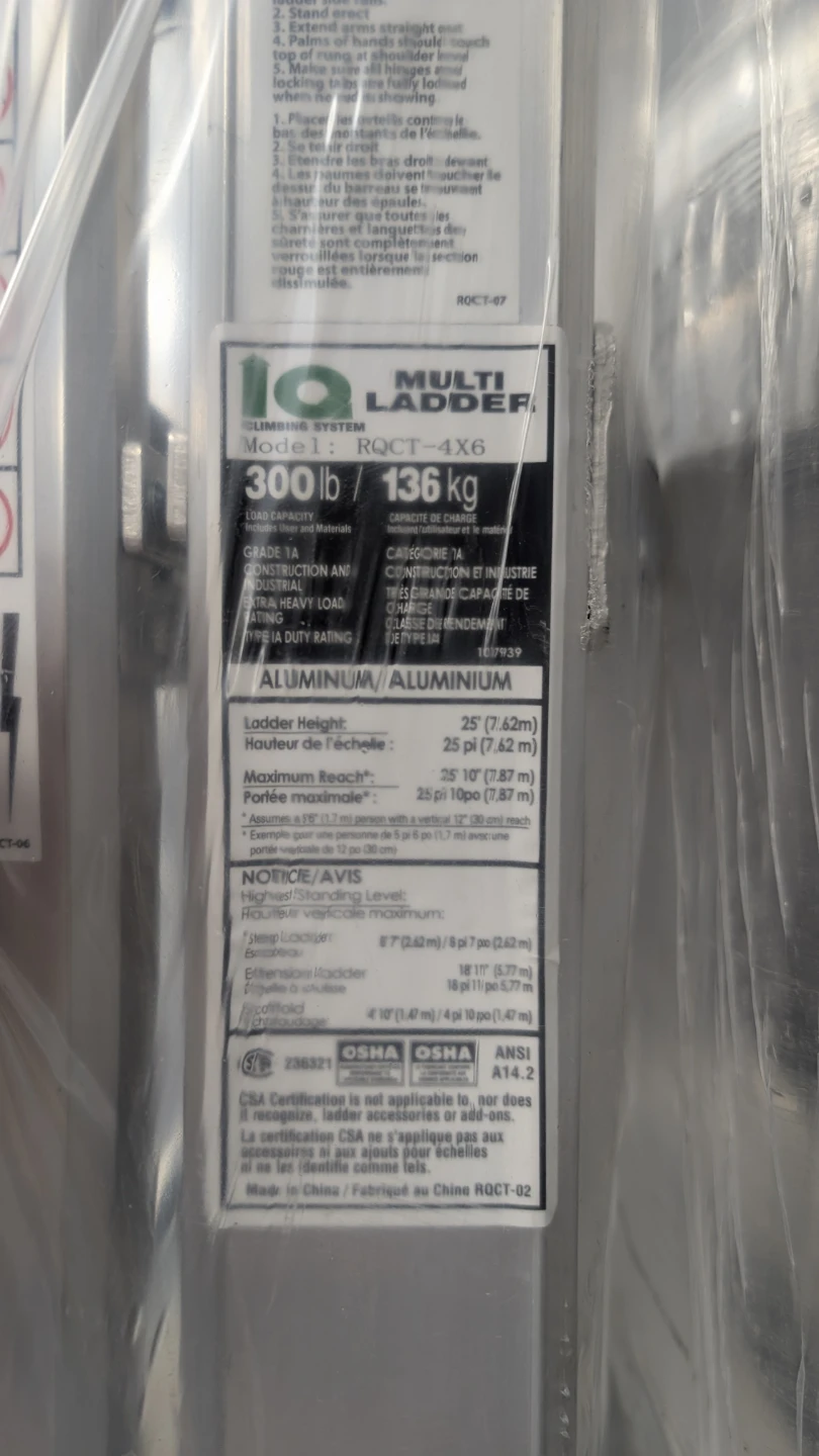 Brand New Multi Ladder RQCT-4X6 - photo 2