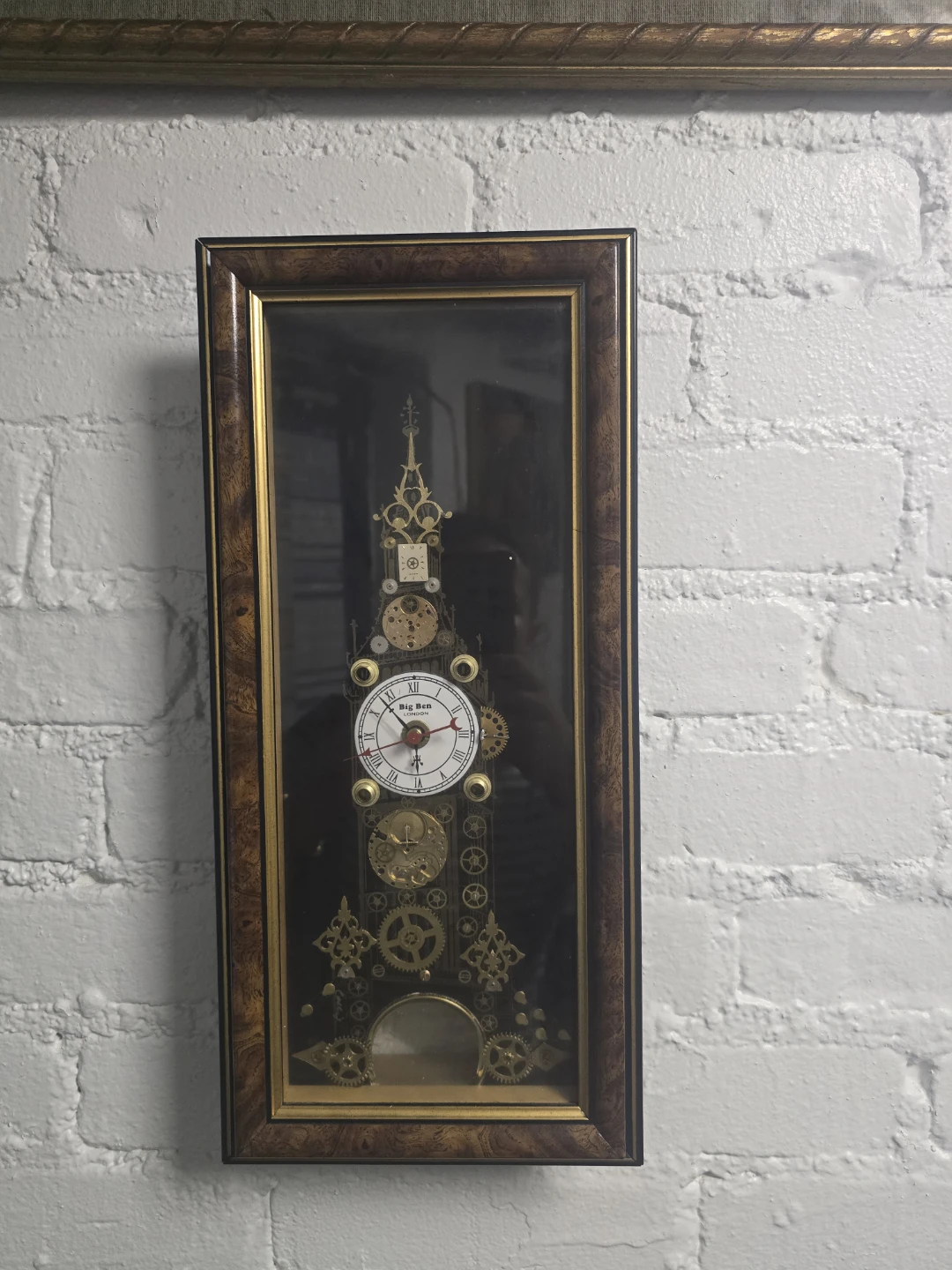 Big Ben London Decorative Clock with Visible Gears - photo 2