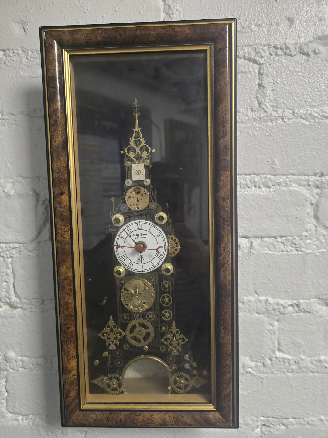 Big Ben London Decorative Clock with Visible Gears - photo 3