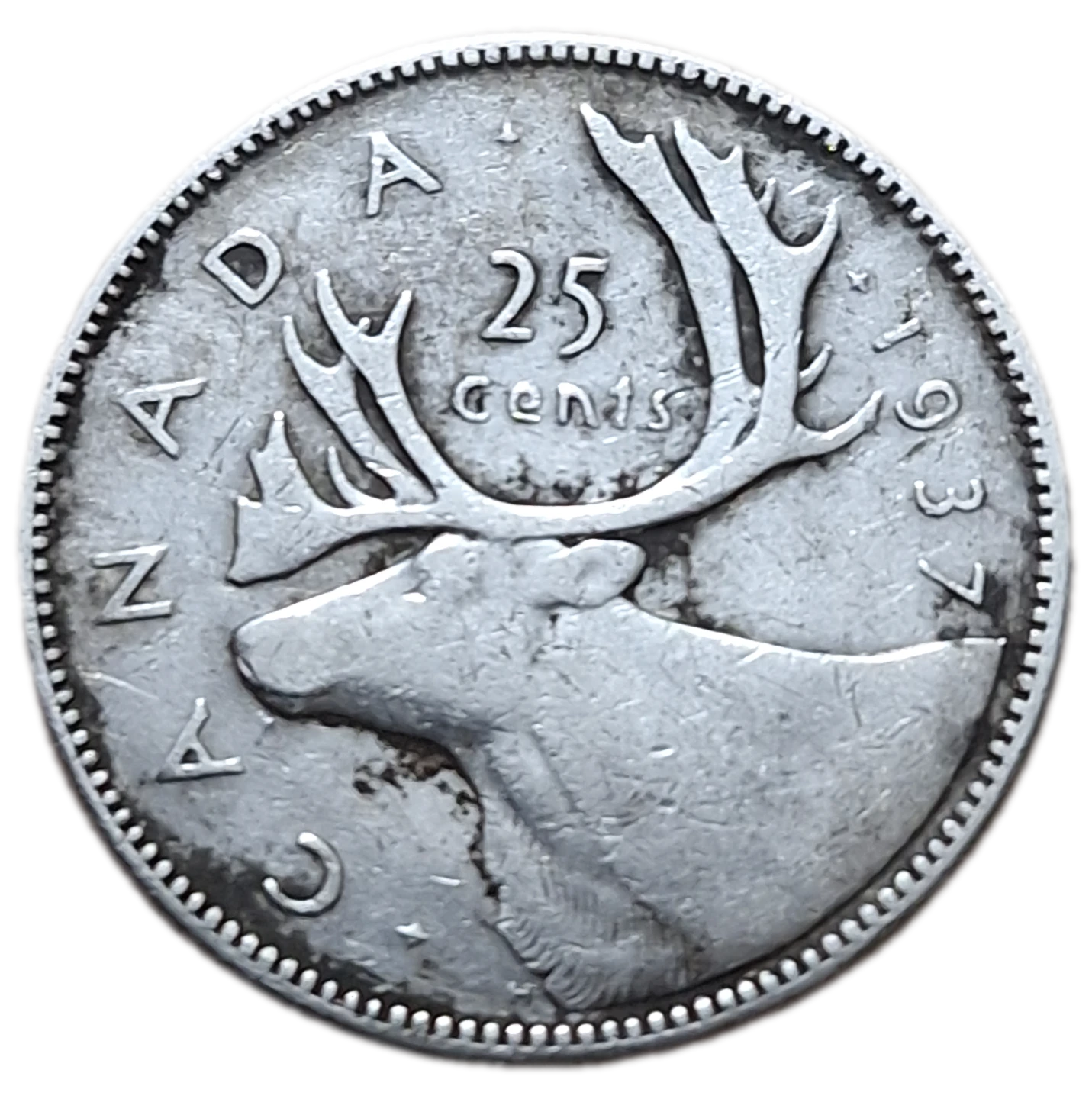 Two Silver Canadian King Geo. VI Coins - photo 2