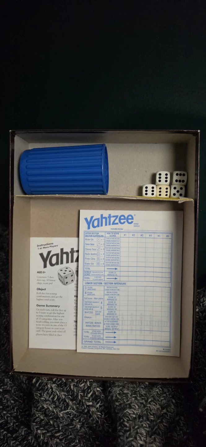 Yahtzee Classic Dice Game - photo 2