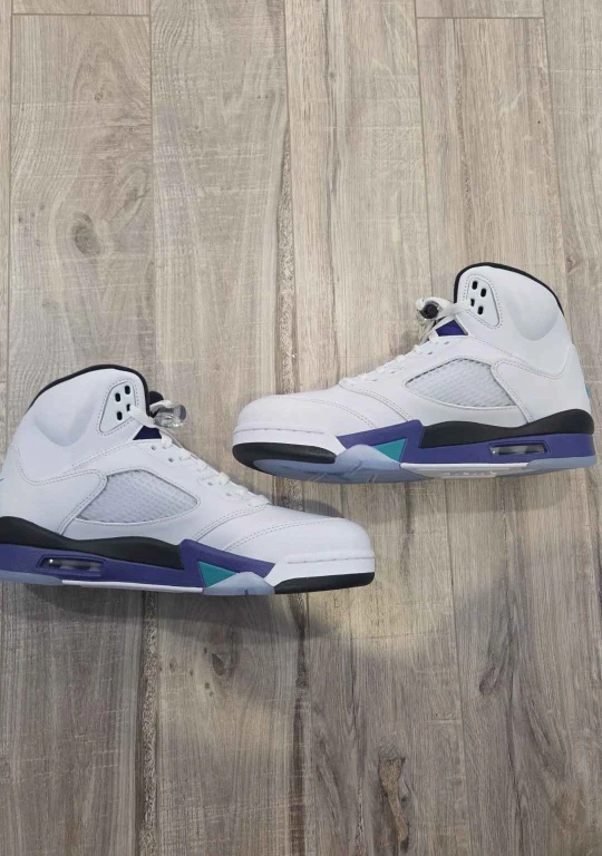Air Jordan 5 Retro 'Grape' Sneakers - photo 2