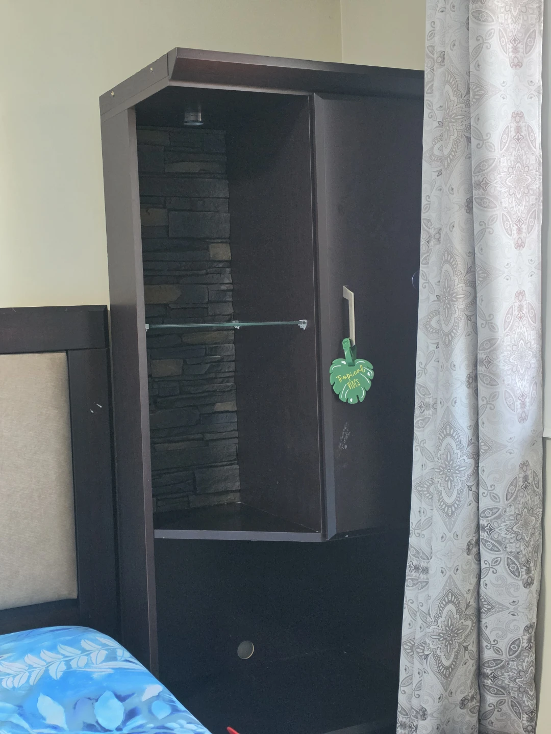 Dark Wood Bed side cabinets pair - photo 2