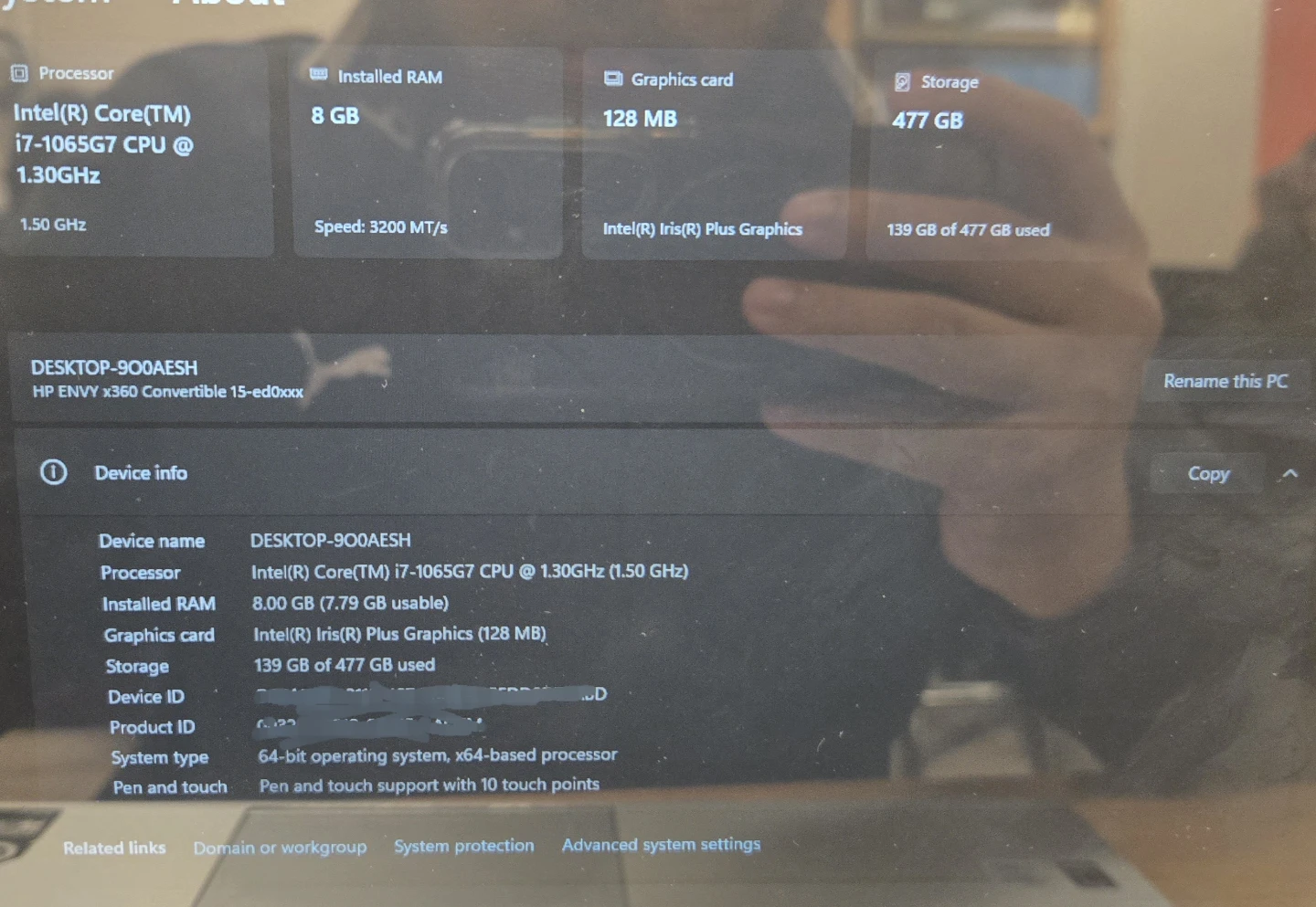HP Envy x360 Convertible 15 Intel Core i7 Laptop - photo 4