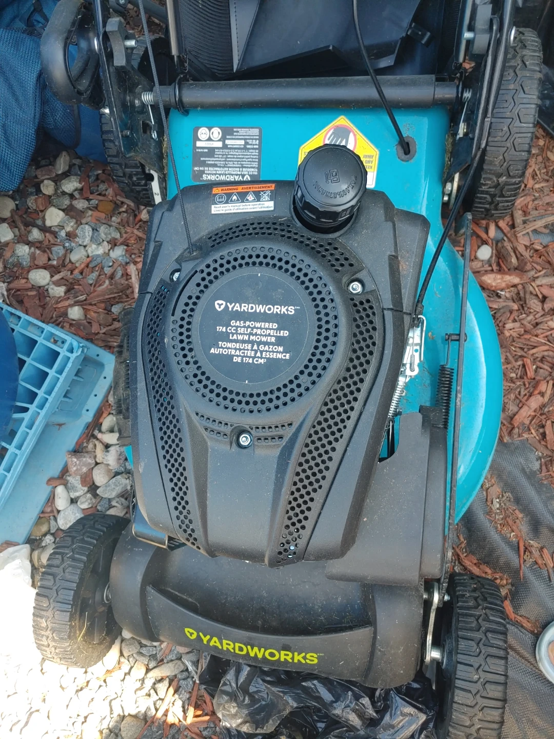 Yardworks Gas Self-Propelled Lawnmower 174 CC - photo 3