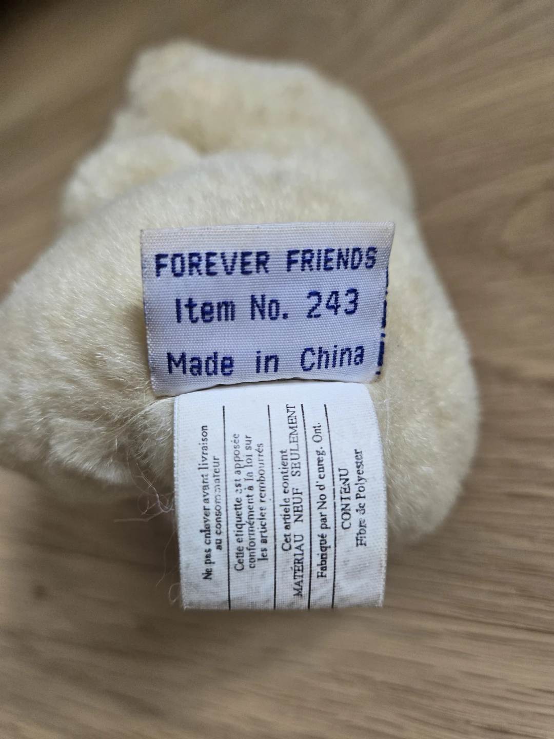 Vintage Forever Friends Teddy Bear with Red Heart - photo 2