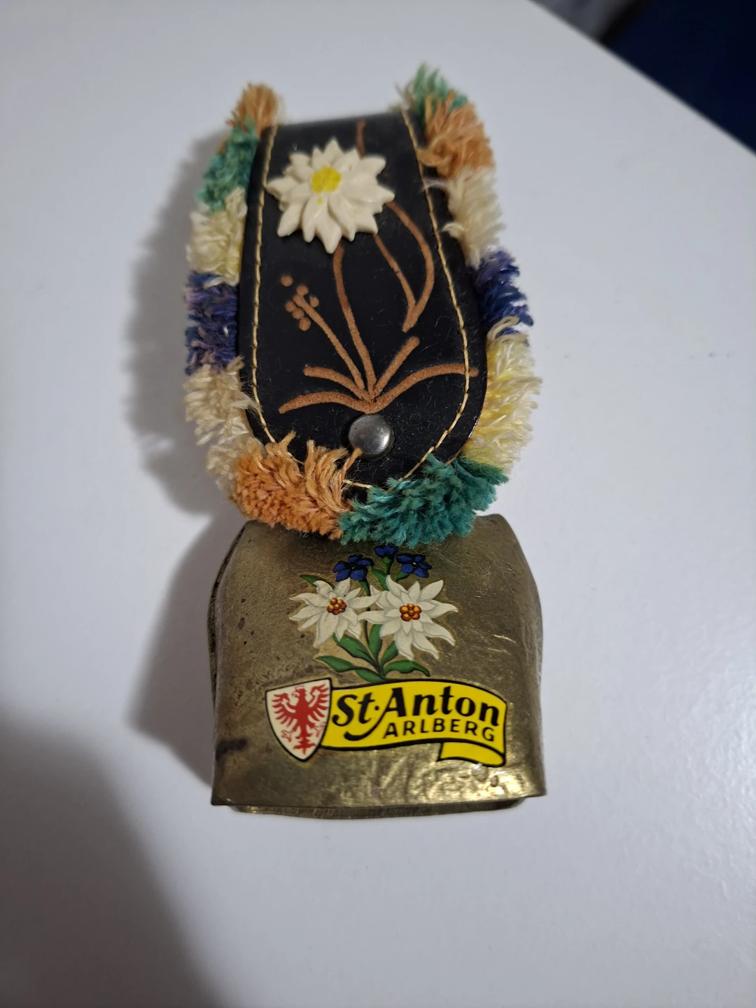 St. Anton Arlberg Cowbell with Tassels