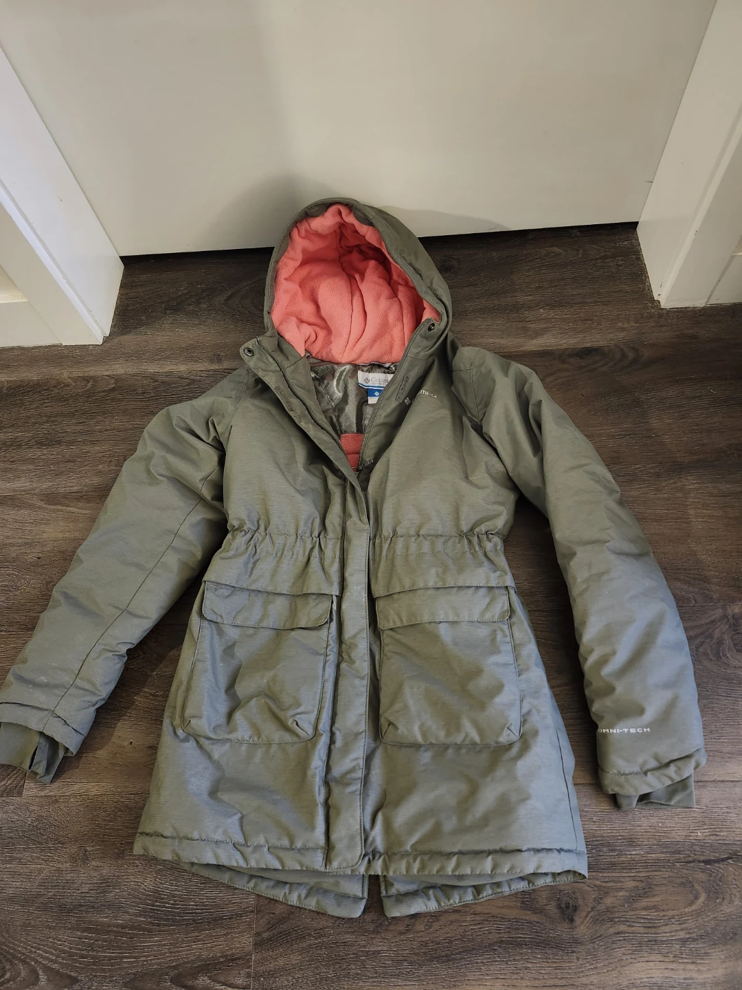 Columbia Girls Insulated Winter Jacket Size L (14/16)