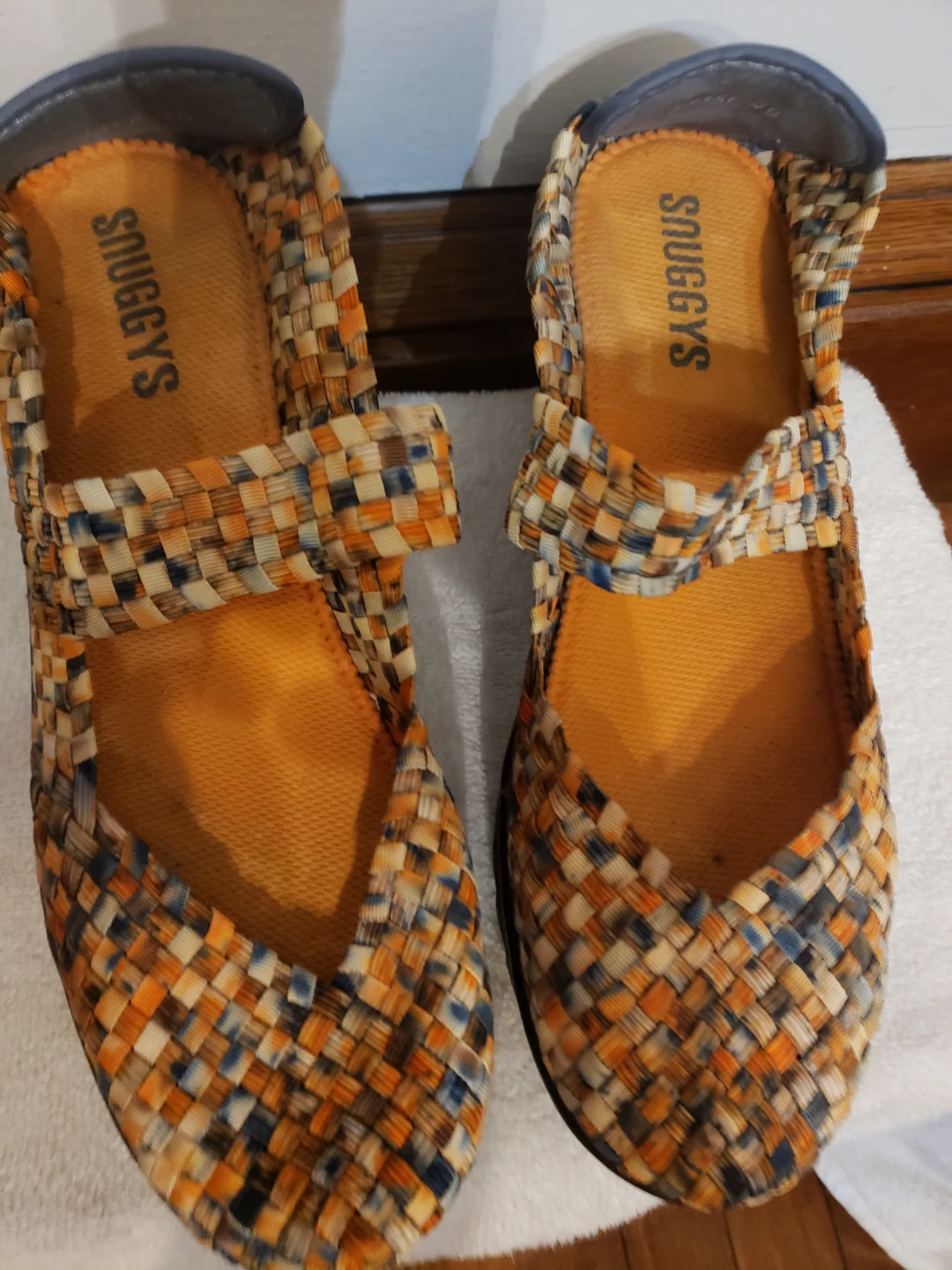Snugglys Woven Mary Jane Shoes - Size 39
