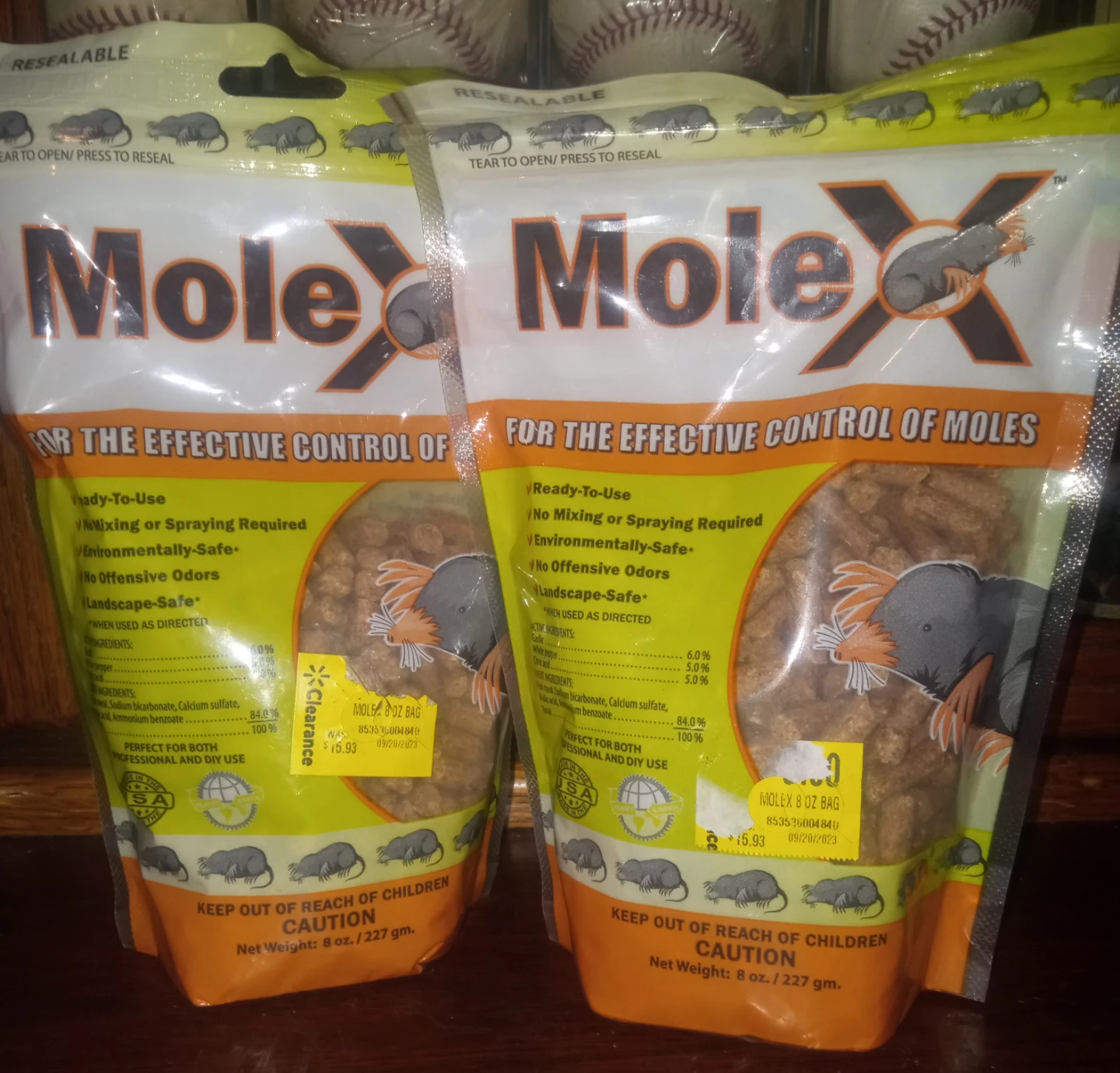 MoleX Mole Repellent - 8 oz Bags (2 Count)