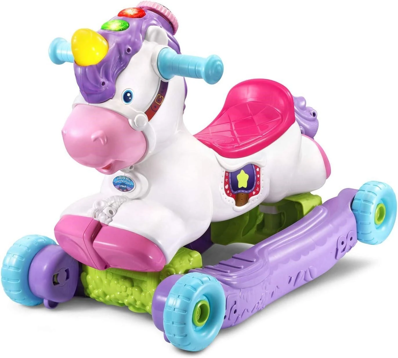 VTech Prance & Rock Learning Unicorn Ride-On Toy - photo 2