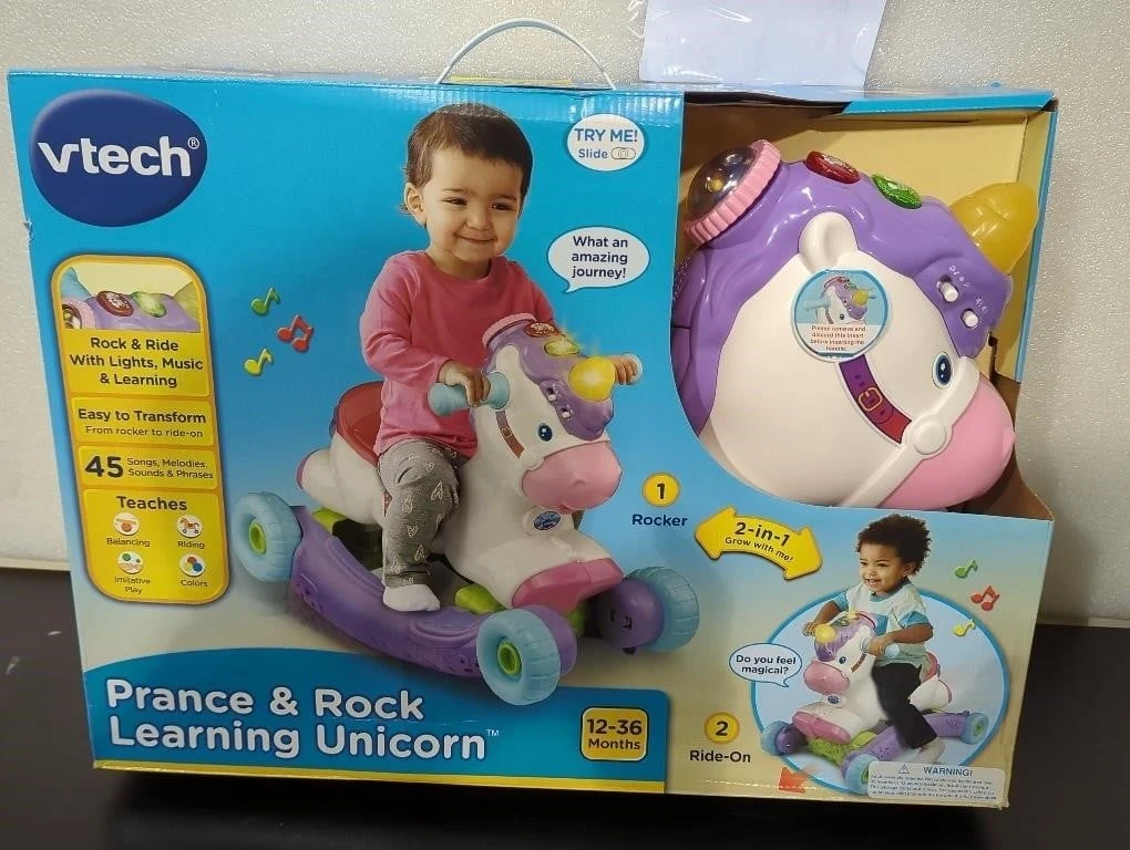 VTech Prance & Rock Learning Unicorn Ride-On Toy - photo 5