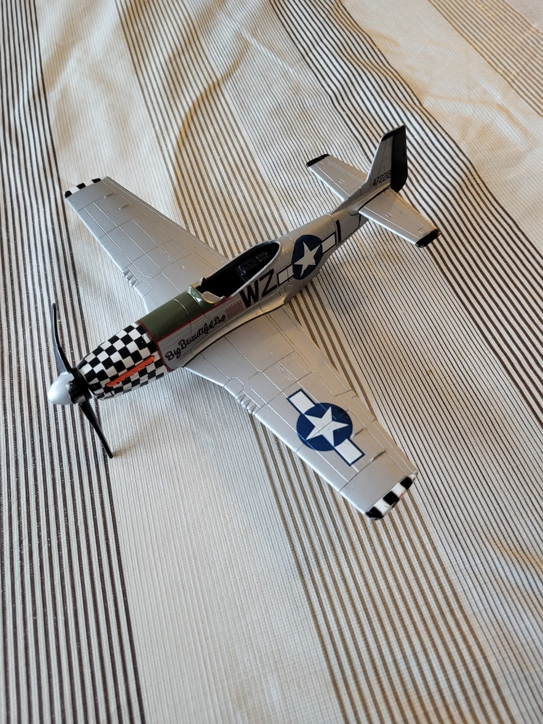 P-51 Mustang Metal Model Airplane - photo 2