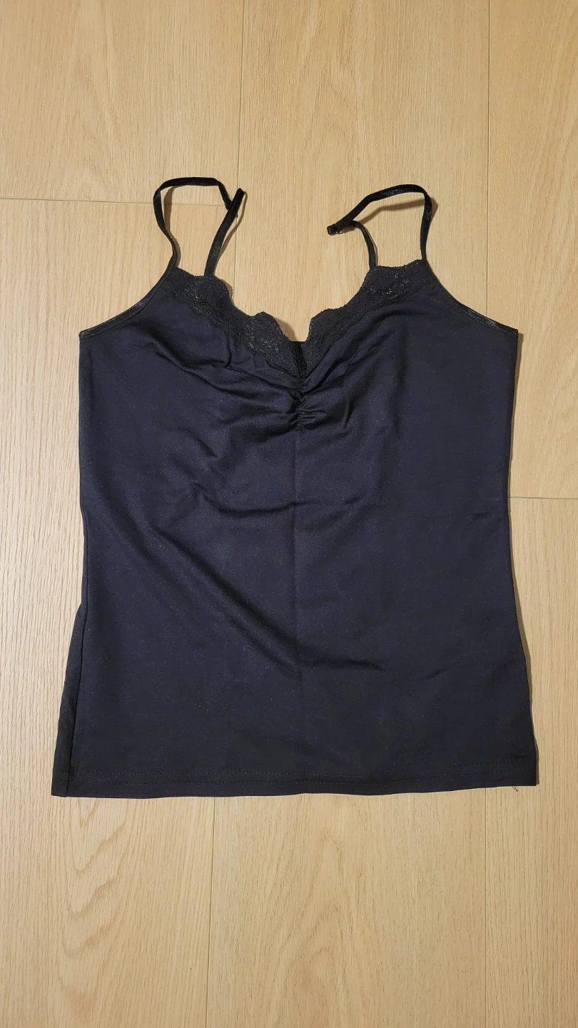 RW&CO. Black Lace Trim Camisole Top P/S