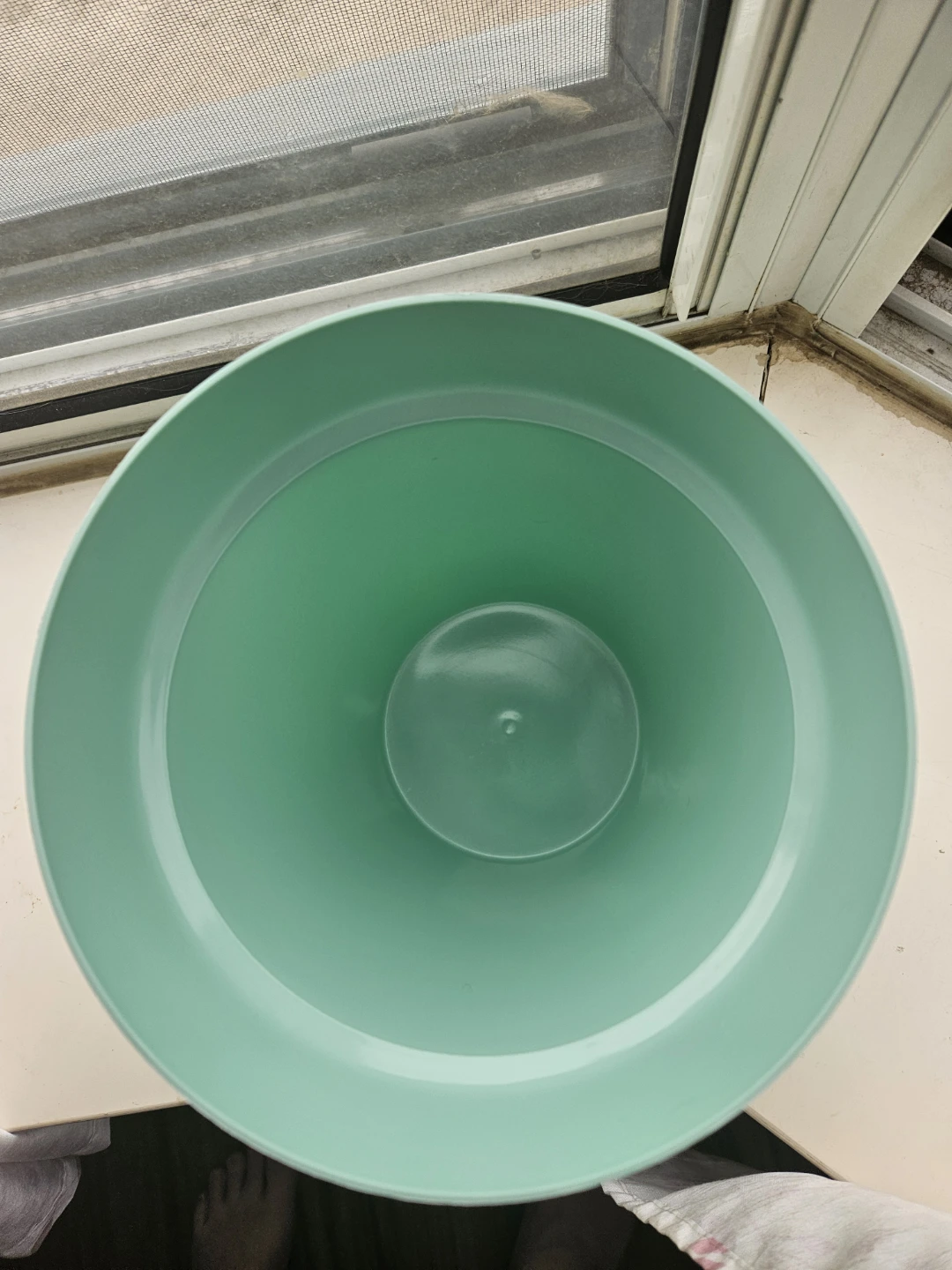 Mint Green Plastic Plant Pot - photo 2