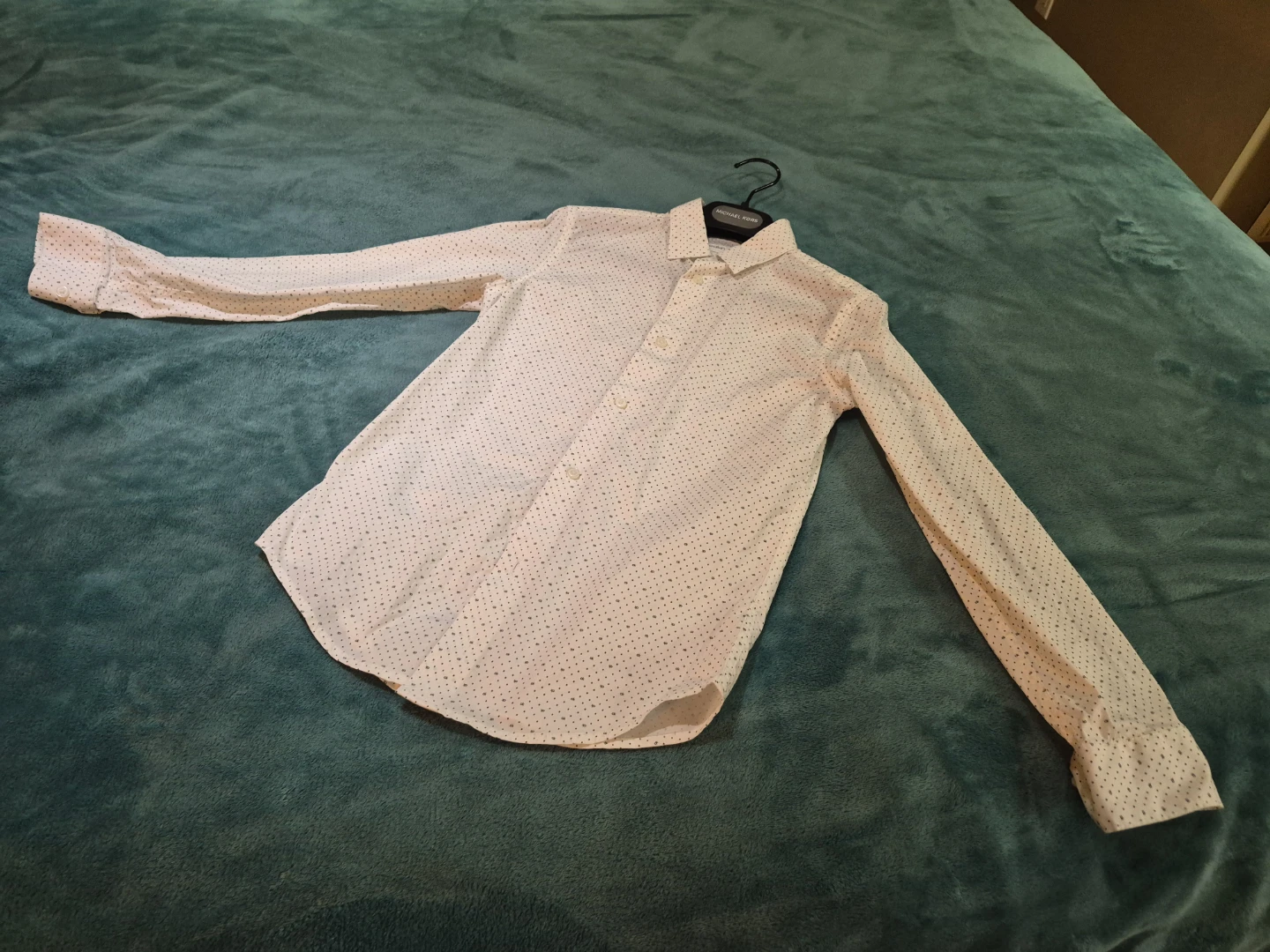 Calvin Klein Slim Fit + Stretch Dress Shirt Size 12 boys