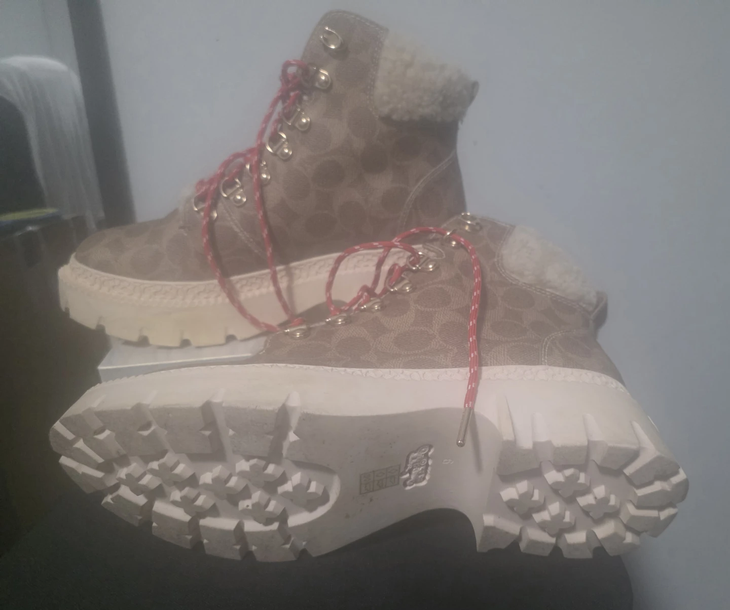 Coach Signature Shearling Lined Boots - photo 2