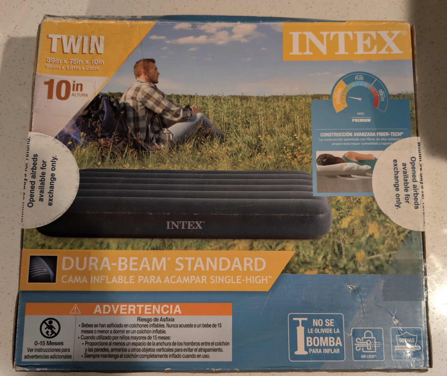 Intex Twin Dura-Beam Standard Airbed
