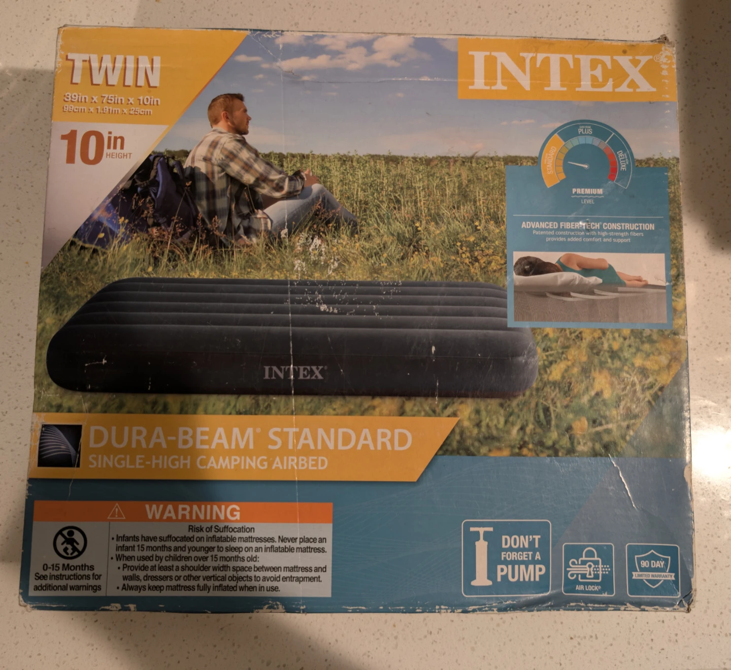 Intex Twin Dura-Beam Standard Airbed - photo 2