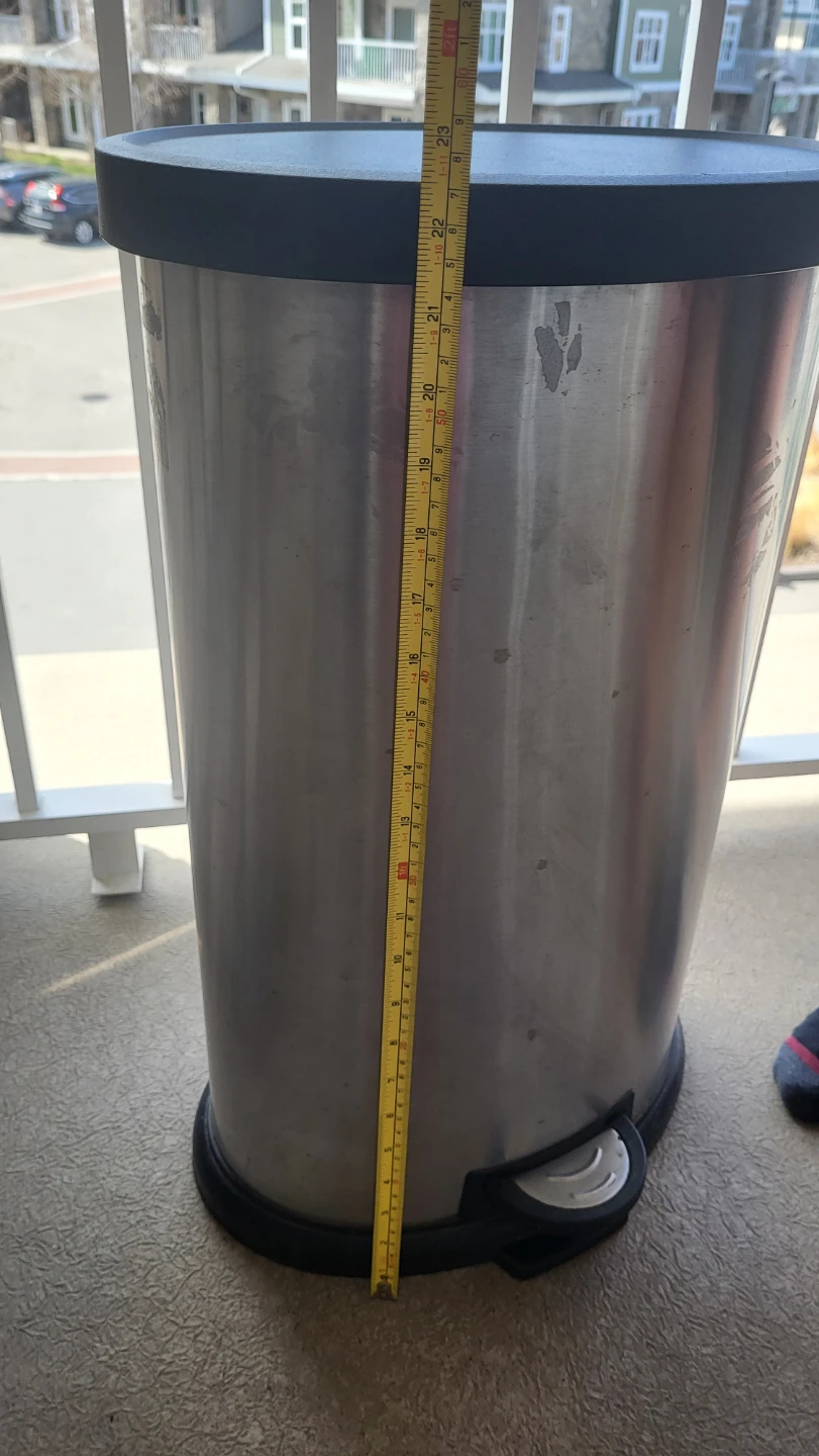Stainless Steel Step Can Trash