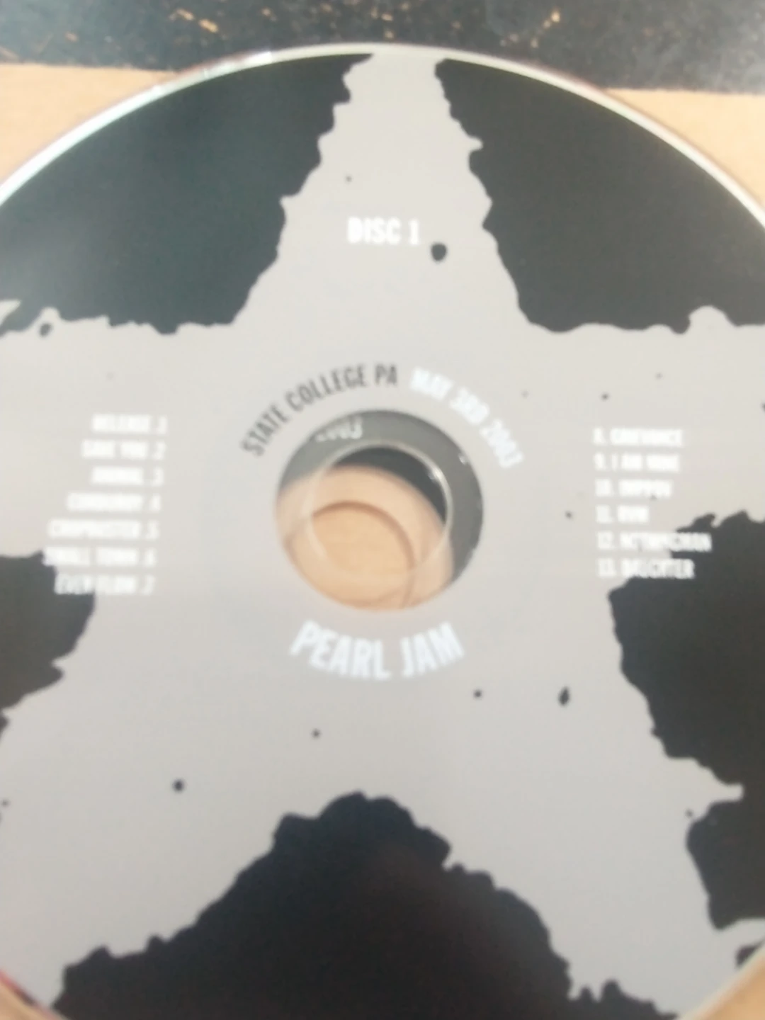 AMAZING Pearl Jam 2003 live State College PA - 3 CDs! - photo 4