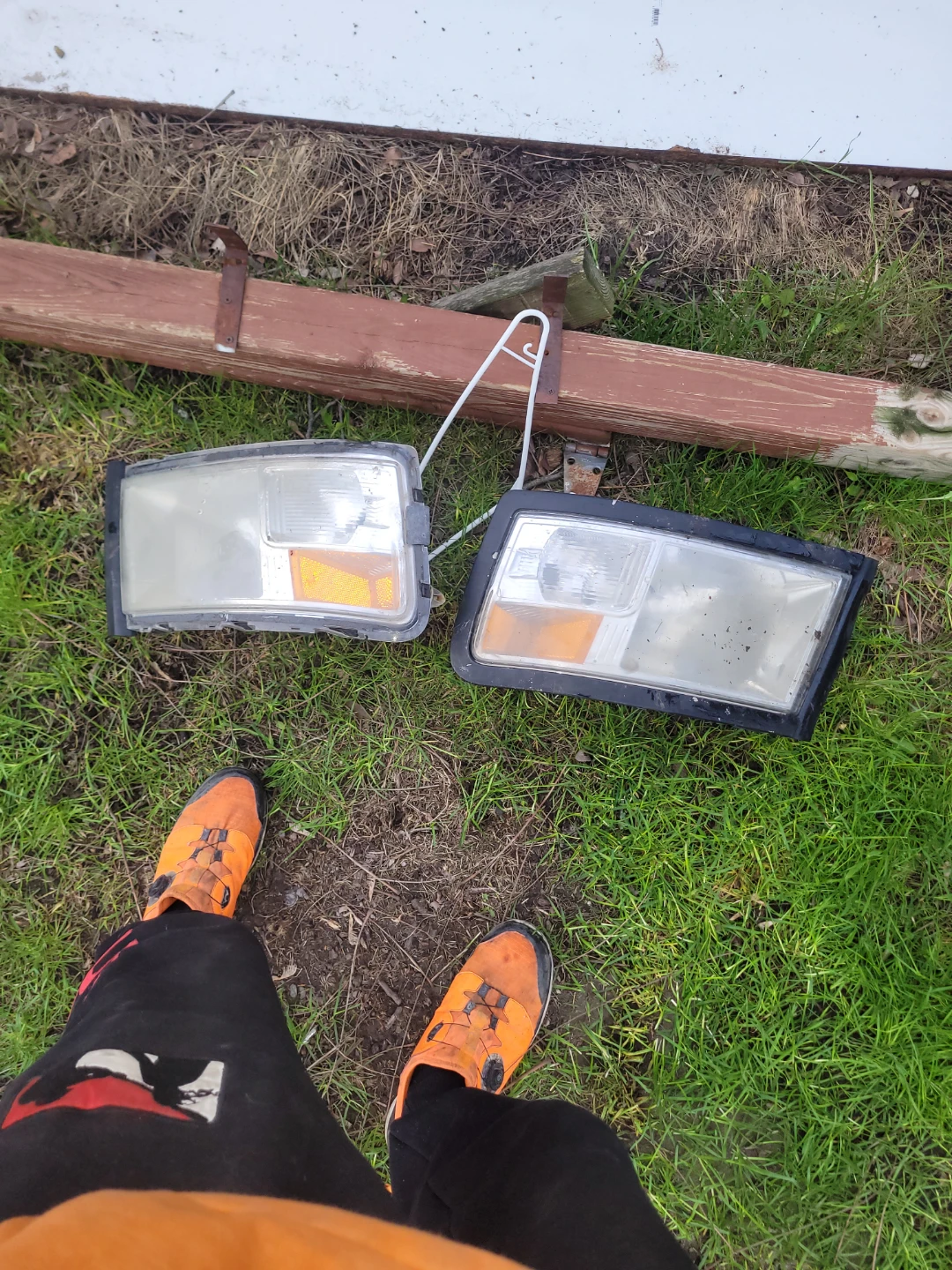 Pair of Truck Headlights