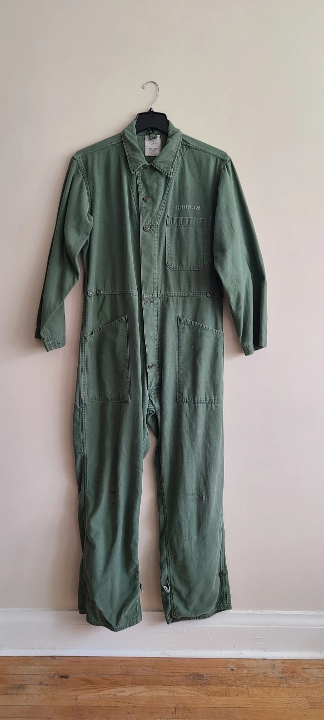 US Military Heavy Cotton Coveralls - Surplus