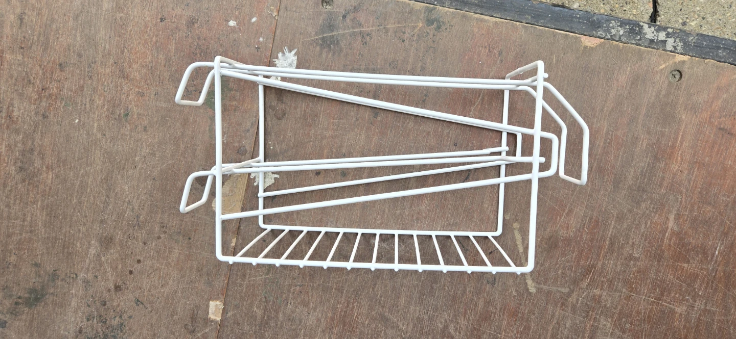 White Wire Storage Rack
