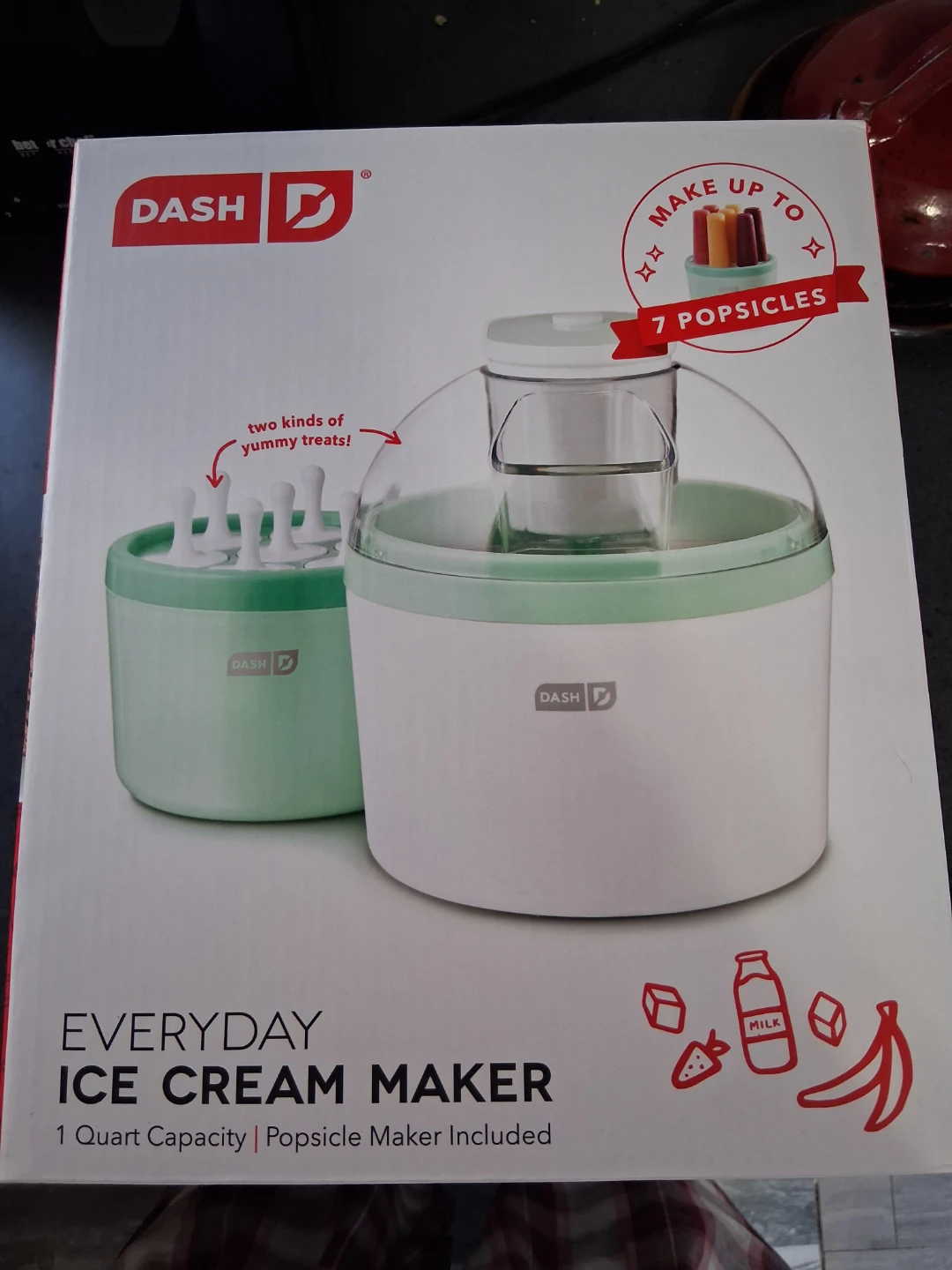 Dash Everyday Ice Cream Maker & Popsicle Maker