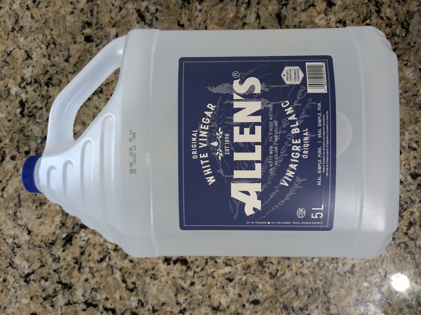 Allen's Original White Vinegar - 5L