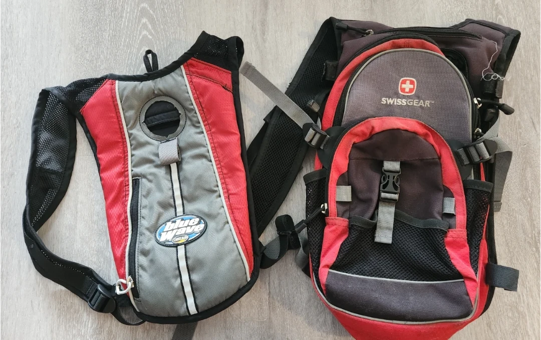 Swiss Gear & Blue Wave Hydration Packs