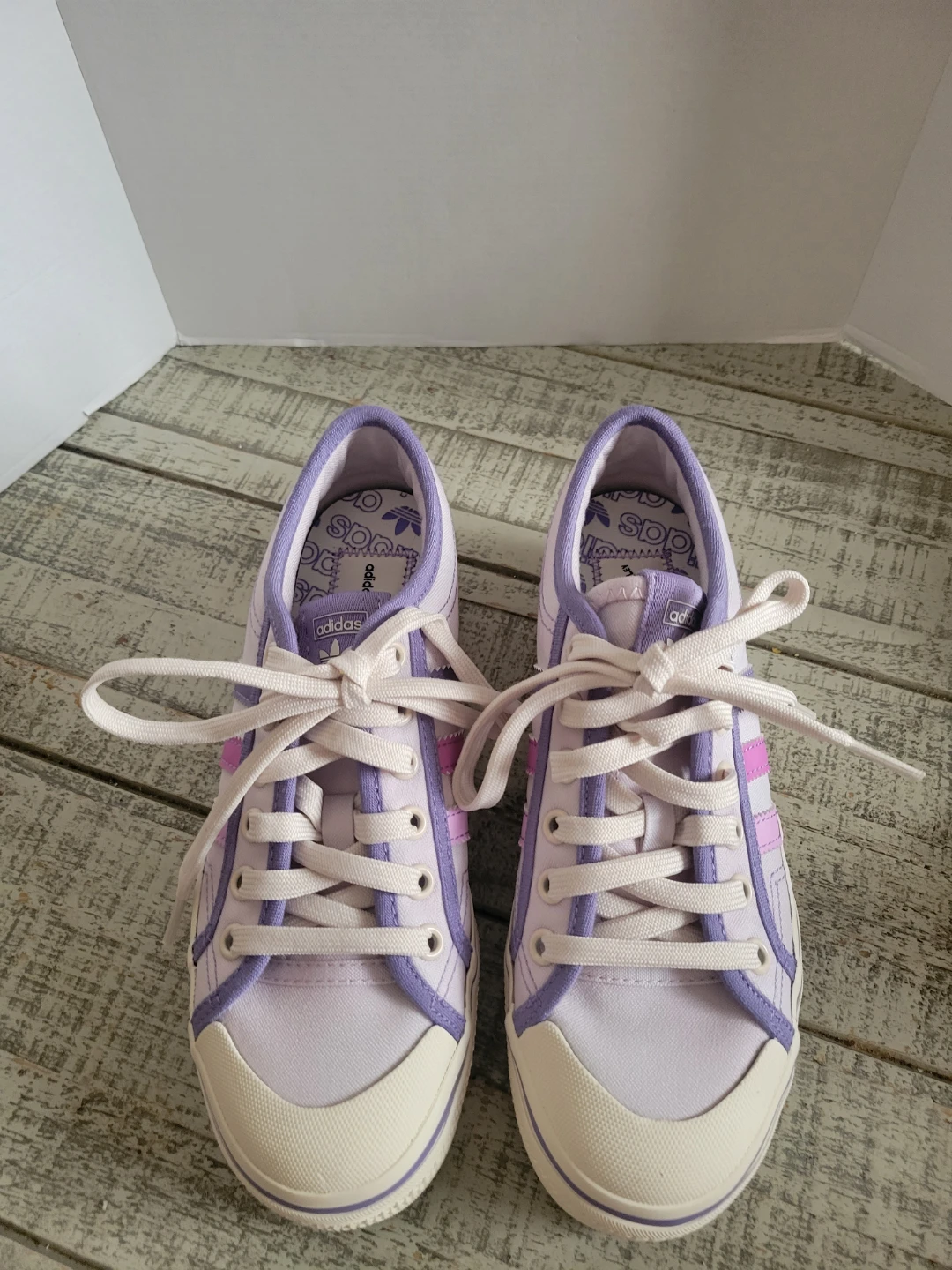 Adidas NIZZA PLATFORM PARLEY Shoes Women's Size 5 Lavender - photo 5