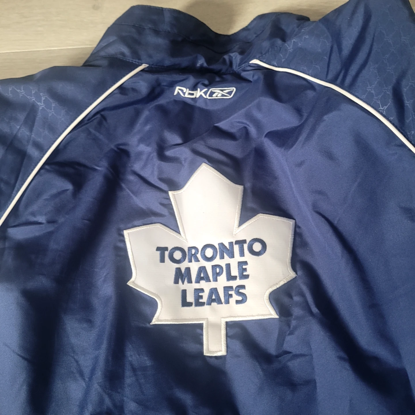 Reebok Toronto Maple Leafs Quarter Zip Pullover Jacket L - photo 3