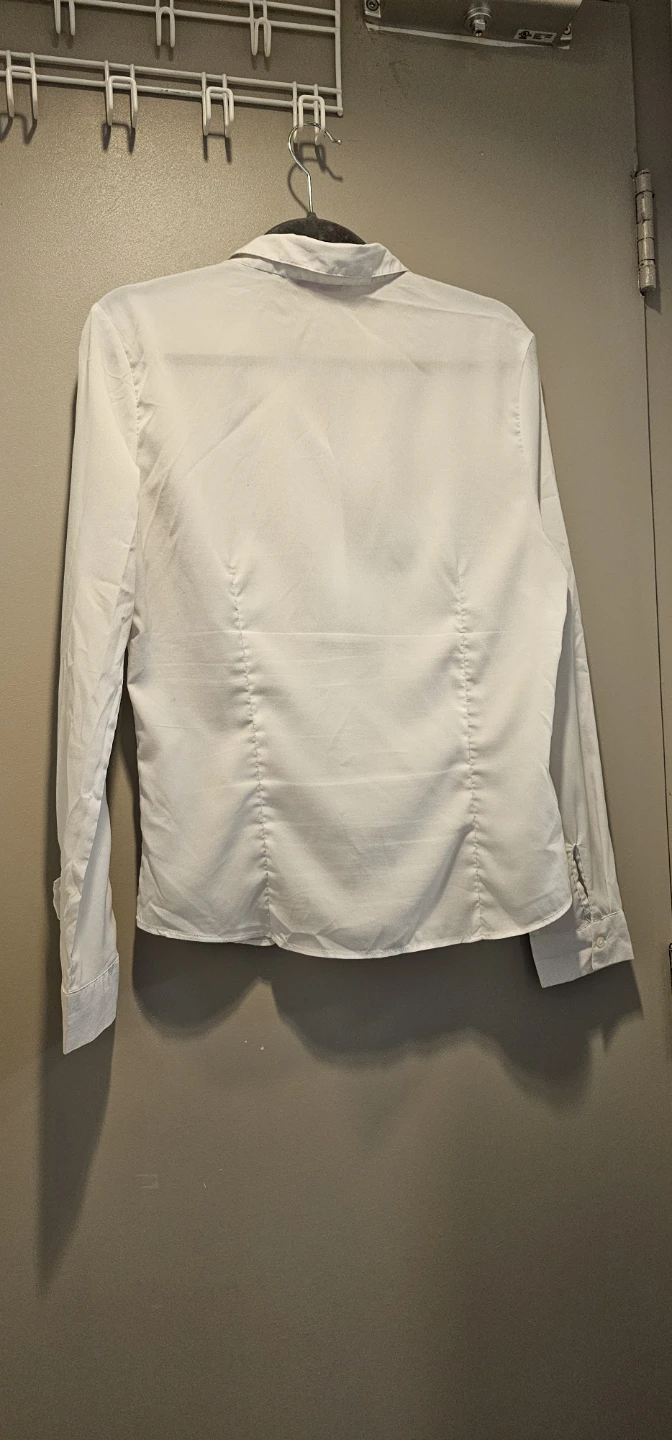 Bellefille Collection White Button-Up Shirt - photo 3