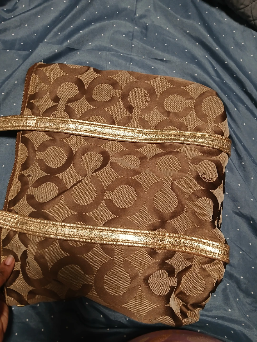 Coach Signature Pattern Tote Bag - photo 3