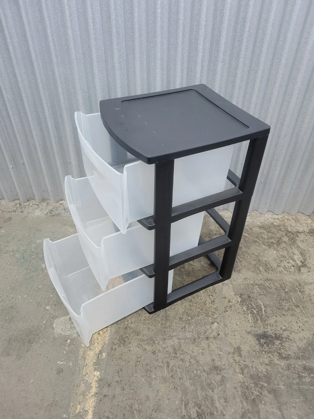 3-Drawer Plastic Storage Organizer - photo 2