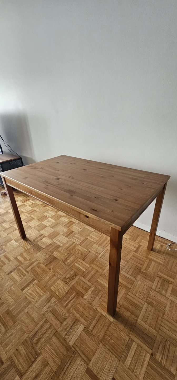 Wooden Dining Table - 118cm x 74cm - photo 2