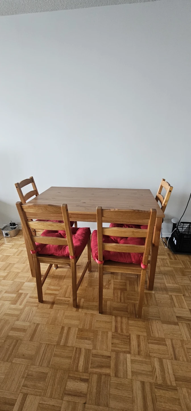 Wooden Dining Table - 118cm x 74cm
