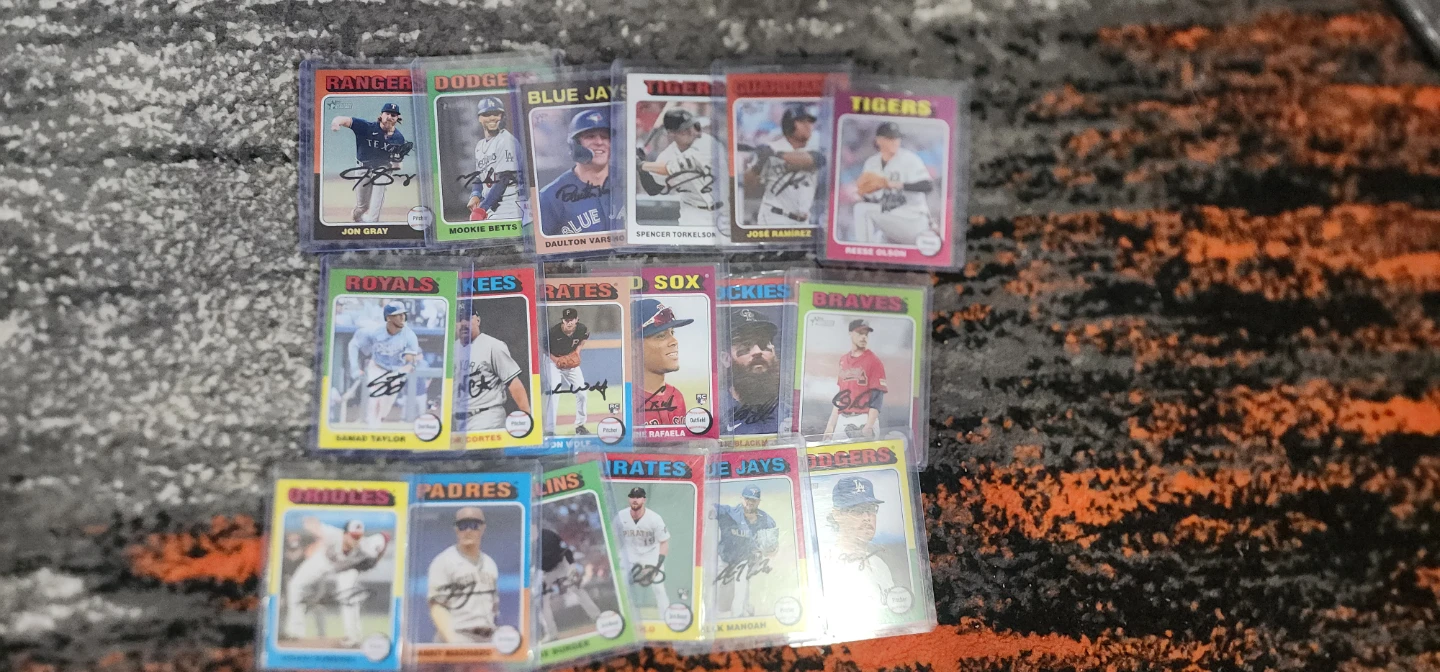 Collection of Autographed Baseball Cards