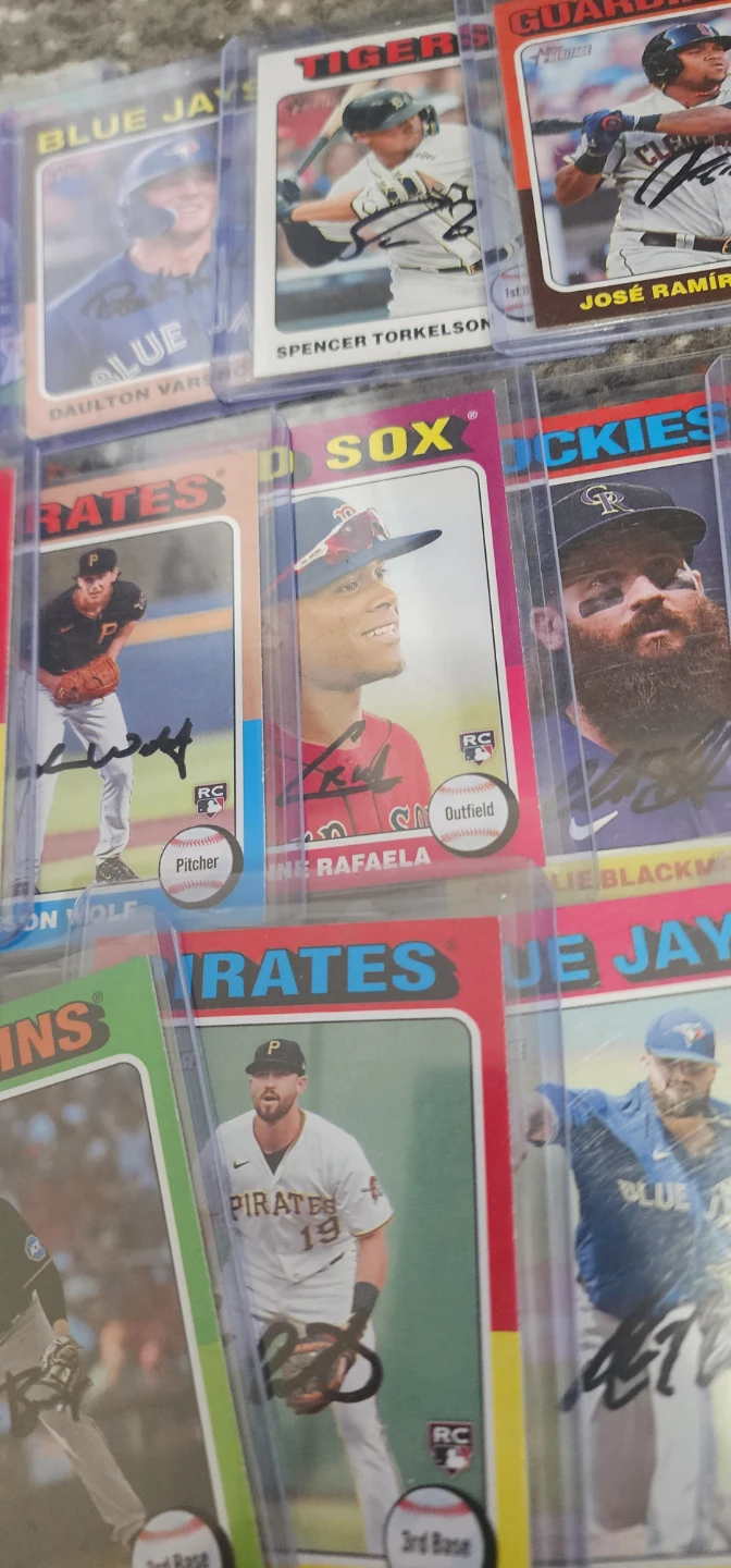 Collection of Autographed Baseball Cards - photo 4