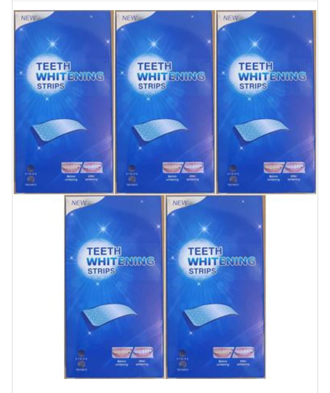 🧡TEN BOXES OF TEETH WHITENING STRIPS EXP. 10/ 24/ 2026