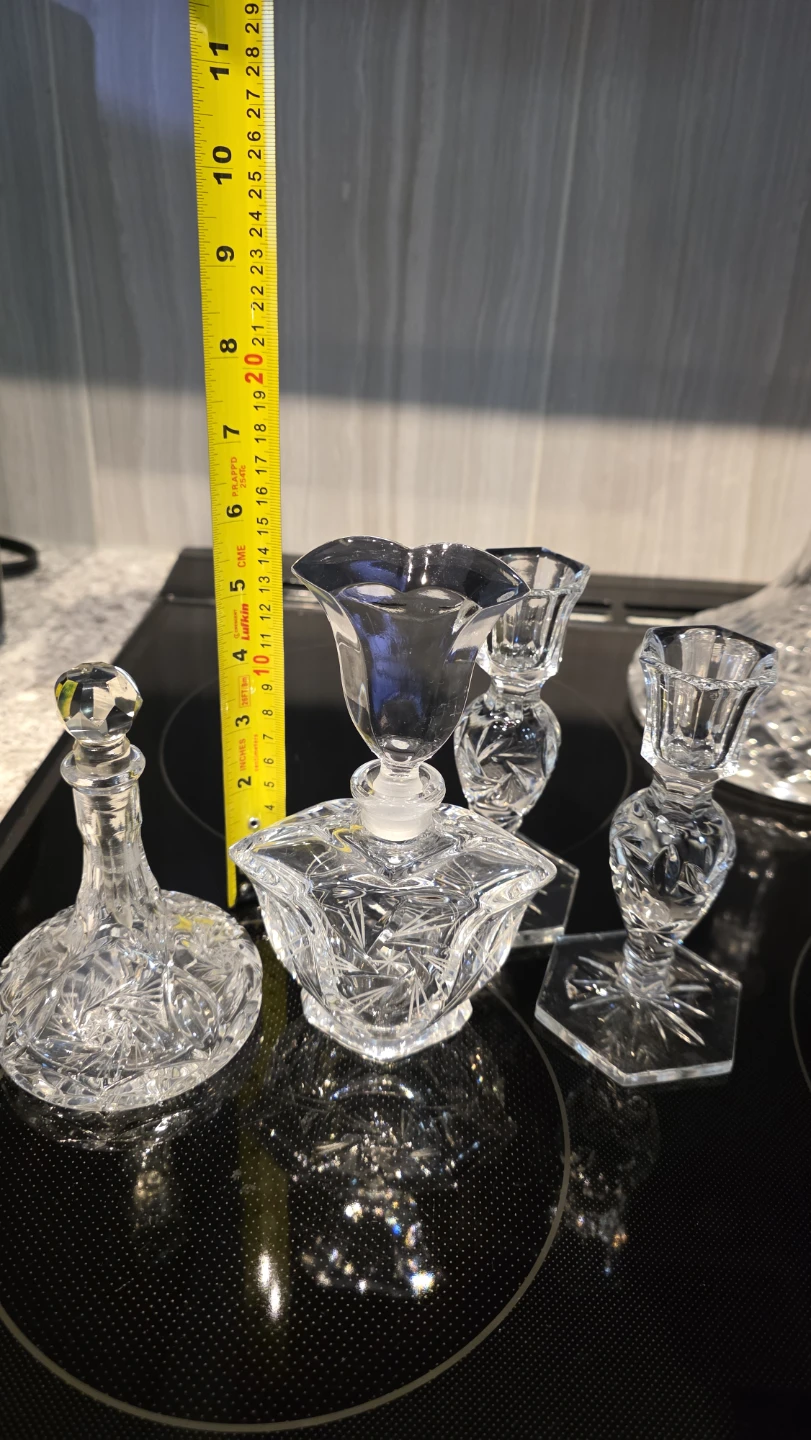 Crystal Glass Perfume Bottles and Decanters - photo 3