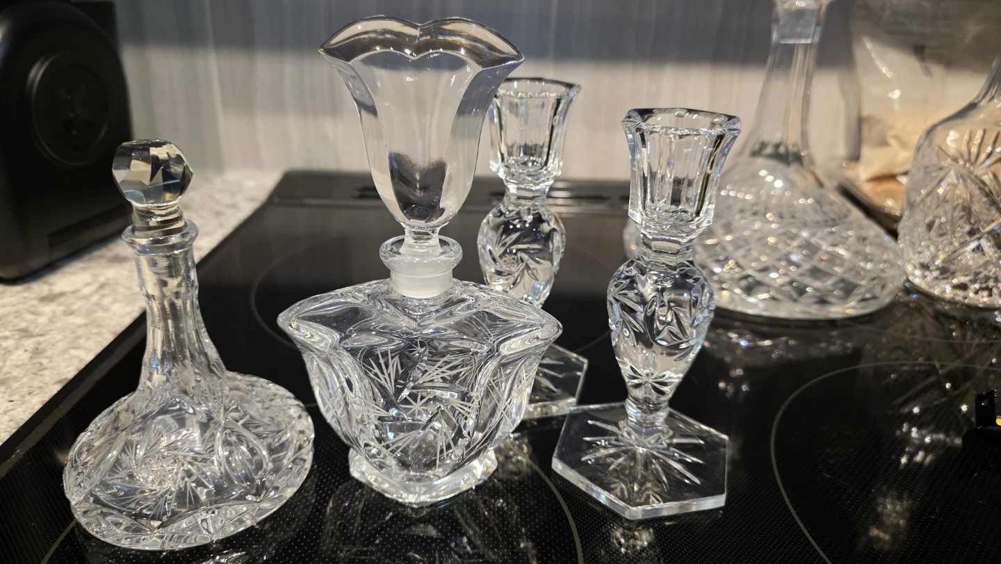 Crystal Glass Perfume Bottles and Decanters - photo 5