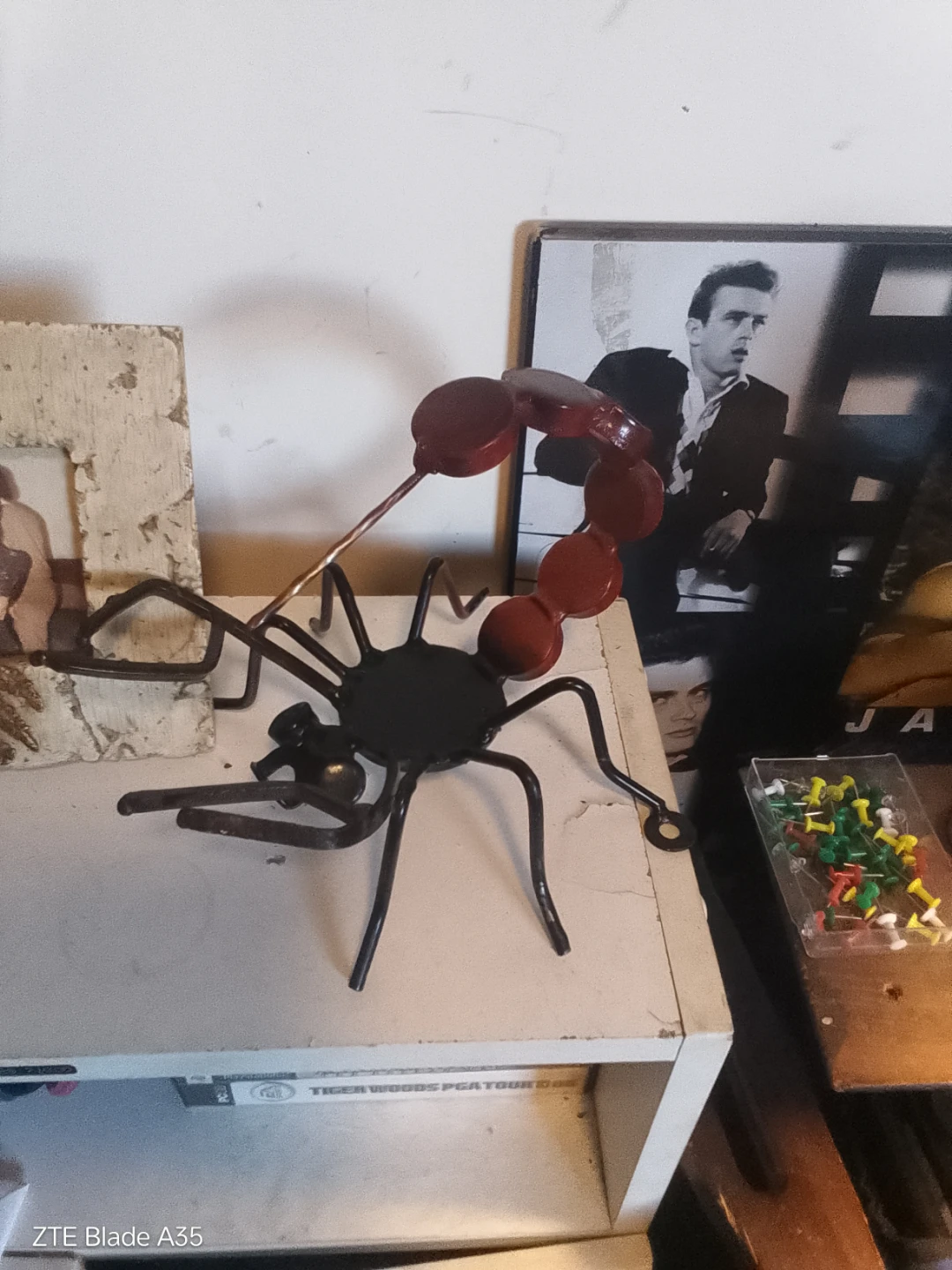 Scorpion Metal Art Sculpture/Candle holder