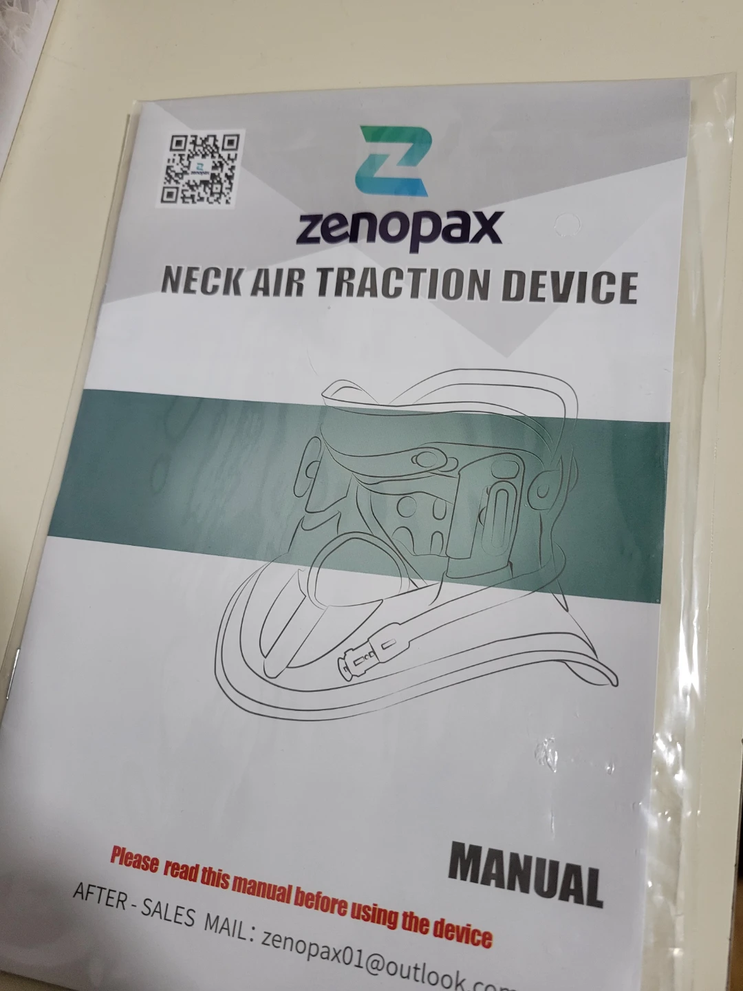 Neck Traction Device Cervical Traction Device W/ Hand Pump - photo 5