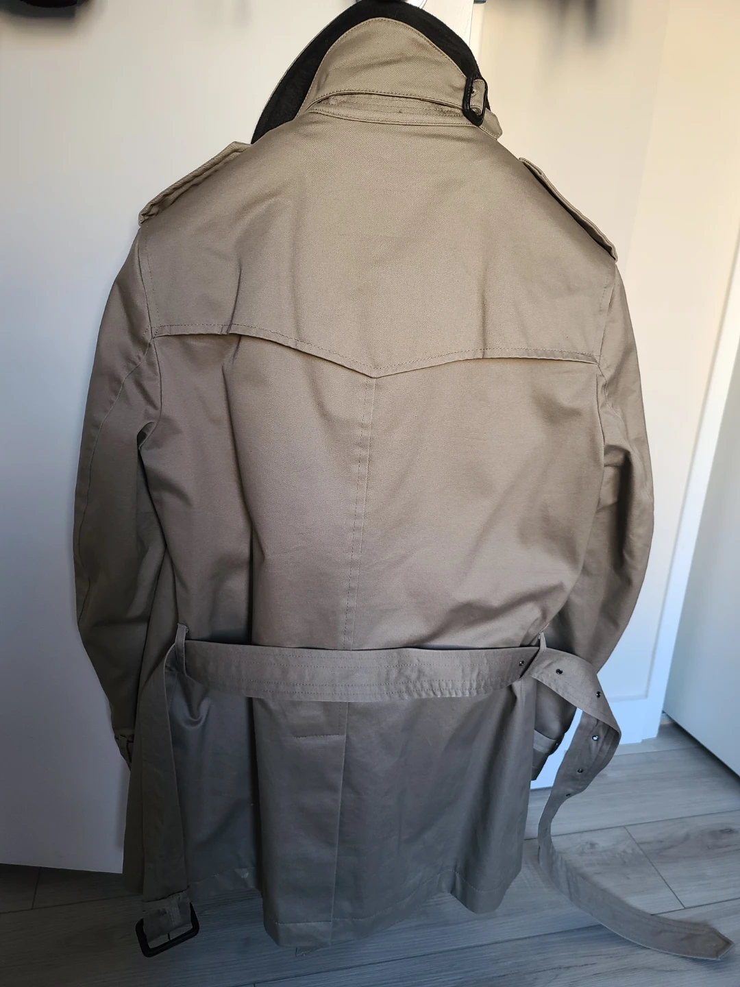 Banana Republic Khaki Trench Coat with Removable Liner - photo 5
