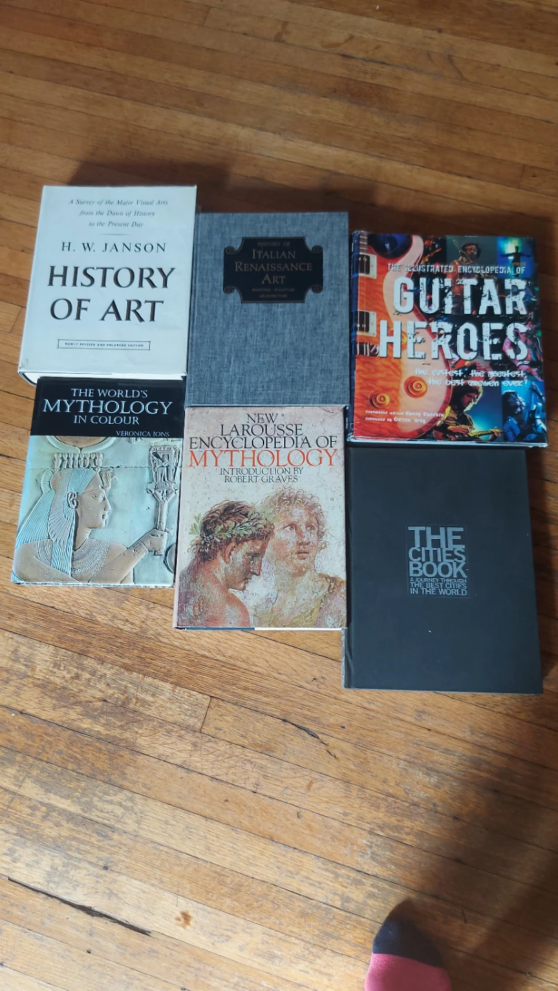 6 Hardcover Books/Encyclopedia History