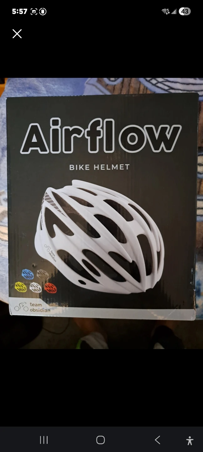 Team Obsidian Airflow Bike Helmet